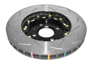 Lotus Exige Brake Rotors (2) - Front - DBA - 5000 Series Slotted - Black - 2012