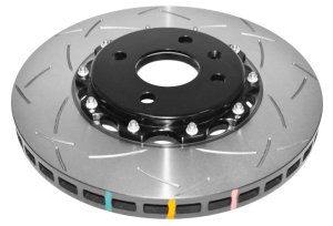 Lotus Exige Brake Rotors (2) - Front - DBA - 5000 Series Slotted - Black - 2012