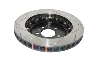 Lotus Evora Brake Rotor (2) - Front - DBA - 5000 Series T3 Slotted - Black - `09-`15