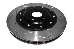 Nissan GTR Brake Rotors (1) - Front Right - DBA - 5000 Series T3 Slotted - Black - 2012