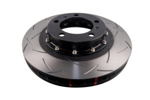 Porsche 911 C2S/C4S Brake Rotor (1) - Front - DBA - 5000 Series T3 Slotted - Black - `04-`10