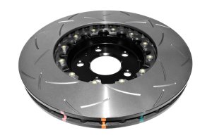 Acura TSX Brake Rotor (1) - Front - DBA - 5000 Series T3 Slotted with Black Hat - Black - `04-`14