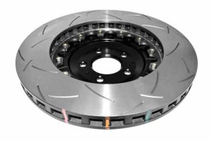 Audi S6 Brake Rotor (1) - Front - DBA - 5000 Series Slotted T3 - Black - `07-`11