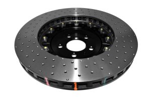 Audi S6 Brake Rotor (1) - Front - DBA - 5000 Series Cross Drilled w/Black Hat - Black - `07-`11 Audi S6 Brake Rotor (1) - Front - DBA - 5000 Series Cross Drilled w/Black Hat - Black - `07-`11