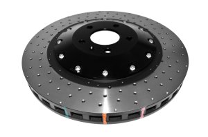 Audi S6 Brake Rotor (1) - Front - DBA - 5000 Series Cross Drilled w/Black Hat - Black - `07-`11 Audi S6 Brake Rotor (1) - Front - DBA - 5000 Series Cross Drilled w/Black Hat - Black - `07-`11