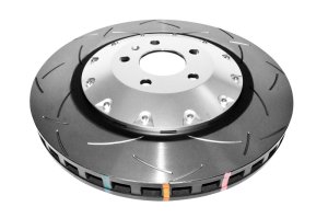 Audi S6 Brake Rotors (1) - Front - DBA - 5000 Series T3 Slotted - Silver - `07-`11