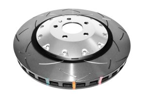 Audi S6 Brake Rotors (1) - Front - DBA - 5000 Series T3 Slotted - Silver - `07-`11