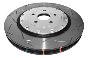 Lexus GS F Brake Rotors (2) - Front - DBA - 5000 Series Slotted T3 - Silver - `16-`20