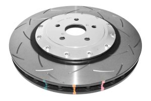 Lexus GS F Brake Rotors (2) - Front - DBA - 5000 Series Slotted T3 - Silver - `16-`20