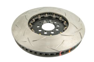 Audi TT Quattro Brake Rotor (1) - Front - DBA - 5000 Series T3 Slotted - Black Hat - `04-`06
