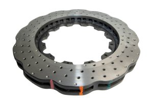 Audi R8 Brake Rotors (2) - Front - DBA - 5000 Series Drilled & Slotted Ring - `08-`19 Audi R8 Brake Rotors (2) - Front - DBA - 5000 Series Drilled & Slotted Ring - `08-`19