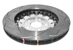 Audi TT Quattro RS Brake Rotor (2) - Front - DBA - 5000 Series T3 Slotted - Silver - `12-`13 Audi TT Quattro RS Brake Rotor (2) - Front - DBA - 5000 Series T3 Slotted - Silver - `12-`13