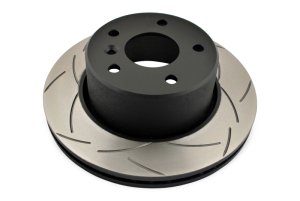 Land Rover Discovery Brake Rotor (1) - Front - DBA - T2 Slotted - `99-`04