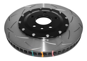 Lotus Exige Brake Rotor (1) - Right Front - DBA - 5000 Series T3 Slotted - `13-`15