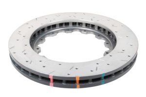 Chevrolet Corvette Brake Rotor (1) - Front - DBA - 5000 Series Drilled & Slotted - `05-`13