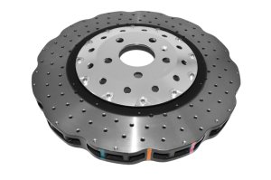 Audi RS7 Brake Rotor (1) - Front - DBA - 5000 Series Cross Drilled - Silver - `14-`18