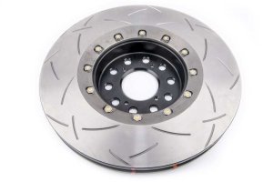 Honda Civic Type R Brake Rotors (2) - Front - DBA - 5000 Series T3 Slotted - Black - `17-`27