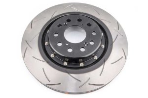 Honda Civic Type R Brake Rotors (2) - Front - DBA - 5000 Series T3 Slotted - Black - `17-`27