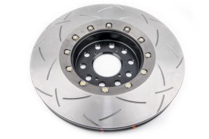 Honda Civic Type R Brake Rotors (2) - Front - DBA - 5000 Series T3 Slotted - Black - `17-`27