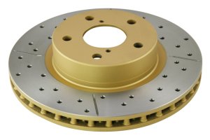 Subaru Impreza Brake Rotor (1) - Front - DBA - Street Series Drilled & Slotted - `93-`01