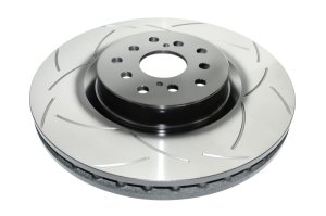 Subaru WRX STi Brake Rotor (1) - Front - DBA - Street Slotted T2 - `02-`09
