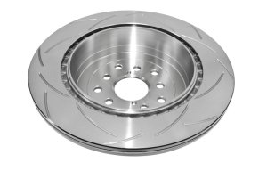 Subaru WRX Brake Rotor (1) - Rear - DBA - Slotted Street Series - `02-`09
