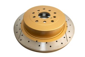 Subaru WRX STi Brake Rotor (1) - Rear - DBA - Street Series Drilled/Slotted - `02-`07