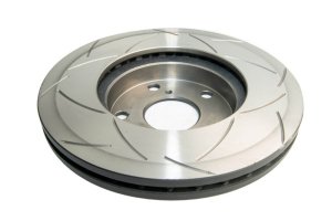 Toyota RAV4 Brake Rotor (1) - Front - DBA - Street Series T2 Slotted - `01-`05 Toyota RAV4 Brake Rotor (1) - Front - DBA - Street Series T2 Slotted - `01-`05