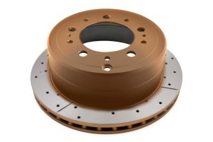 Lexus LX470 Brake Rotor (1) - Front - DBA - Street Series XGold Cross Drilled/Slotted - Gold - `98-`05 Lexus LX470 Brake Rotor (1) - Front - DBA - Street Series XGold Cross Drilled/Slotted - Gold - `98-`05