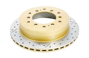 Lexus GX470 Brake Rotor (1) - Rear - DBA - Street Series XGold Drilled & Slotted - Gold - `03-`09