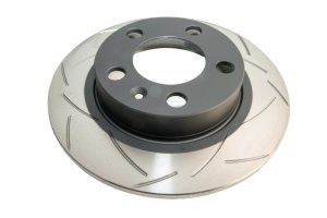 Volkswagen Golf Brake Rotor (1) - Rear - DBA - Street Series T2 Slotted - `98-`06