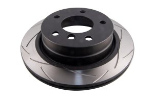 BMW E46 Brake Rotors (1) - Rear - DBA - T2 Street Series Slotted - `94-`00 BMW E46 Brake Rotors (1) - Rear - DBA - T2 Street Series Slotted - `94-`00