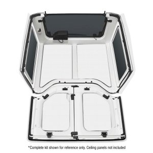 Jeep Wrangler JK 2-Door Rear Side Window Kit - DEI - Sound Deadening Side Window Trim - White - `11-`18 Jeep Wrangler JK 2-Door Rear Side Window Kit - DEI - Sound Deadening Side Window Trim - White - `11-`18