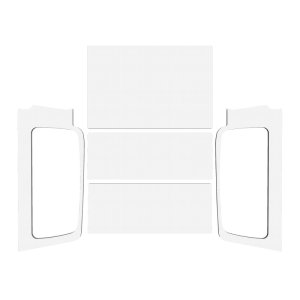 Jeep Wrangler LJ Unlimited Headliner Kit - DEI - Sound Deadening - White - `04-`06