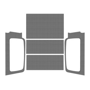 Jeep Wrangler LJ Headliner Kit - DEI - Sound Deadening - Gray - `04-`06