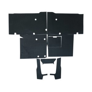 Polaris RZR XP 1000 Behind Seat Heat Control Kit - DEI - Floor & Tunnel Shield - Black - `14-`23