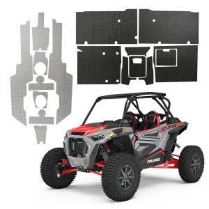 Polaris RZR Turbo S Complete Heat Control Kit - DEI - Floor & Tunnel Shield - Black - `14-`23