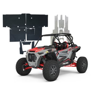 Polaris RZR XP Turbo Complete Heat Control Kit - DEI - Floor & Tunnel Shield - Black - `14-`23