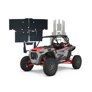 Polaris RZR XP Turbo Complete Heat Control Kit - DEI - Floor & Tunnel Shield - Black - `14-`23