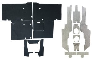 Polaris RZR XP 4 1000 Heat Shield Complete Kit - DEI - Complete Heat Control Kit - `14-`23