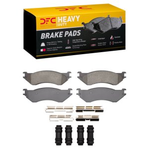 Dodge Ram 1500 Brake Pads - Front - DFC - Heavy Duty + Hardware Kit - 2003