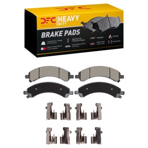 Chevrolet Express 3500 Brake Pads - Rear - DFC - Heavy Duty Semi-Metallic - `03-`08