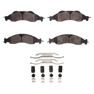 Ford Expedition Brake Pads - Front - DFC - Heavy Duty Semi-Metallic - `07-`09