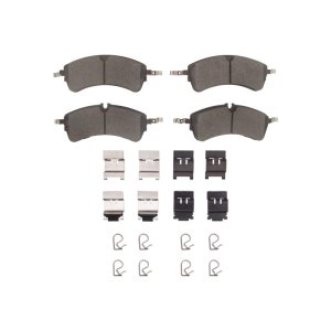 Ford E-Transit Brake Pads - Rear - DFC - Semi-Metallic Heavy Duty - `22-`25
