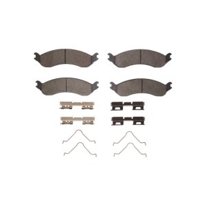 Chevrolet Express 3500 Brake Pads - Rear - DFC - Heavy Duty Semi-Metallic - `21-`25