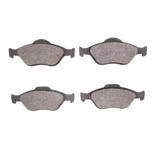 Ford Fiesta Brake Pads - Front - DFC - 3000 Semi-Metallic - `04-`15