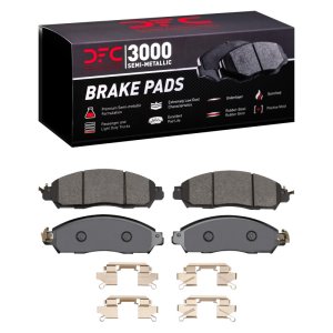 Nissan NP300 Frontier Brake Pads - Front - DFC - 3000 Semi-Metallic - `16-`22