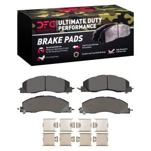 Dodge Ram 2500 Brake Pads - Front - DFC - Ultimate Duty Performance + Hardware Kit - `09-`18