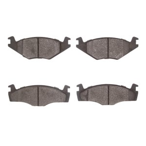 Volkswagen Jetta Brake Pads - Front - DFC - 5000 Advanced Semi Met - `84-`05