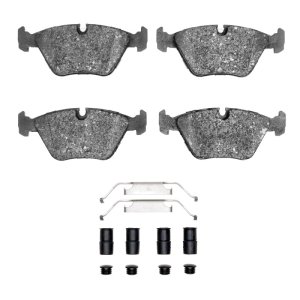 BMW 735i Brake Pads - Front - DFC - 5000 Advanced Low Metallic - `87-`05